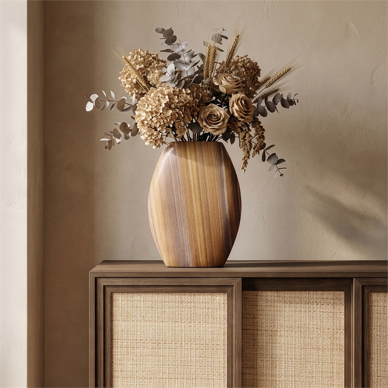 Meridian Furniture Sadie Rainbow Sandstone Vase