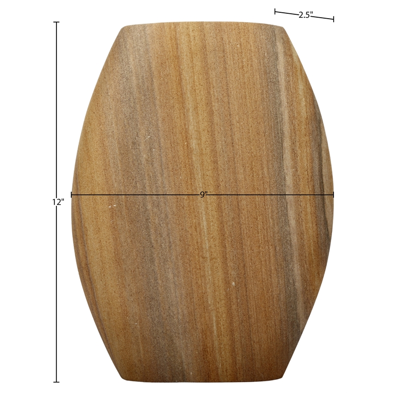Meridian Furniture Sadie Rainbow Sandstone Vase
