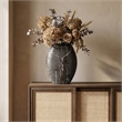 Meridian Furniture Sadie Grey Travertine Vase