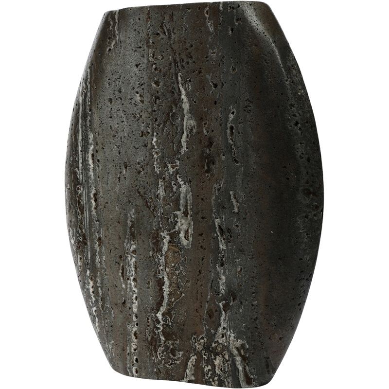 Meridian Furniture Sadie Grey Travertine Vase