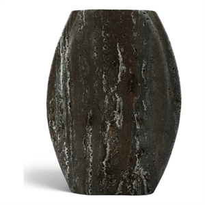 Meridian Furniture Sadie Grey Travertine Vase