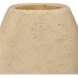 Meridian Furniture Sadie Beige Travertine Vase