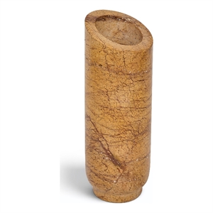 Meridian Furniture Lochlan Brown Genuine Marble Vase