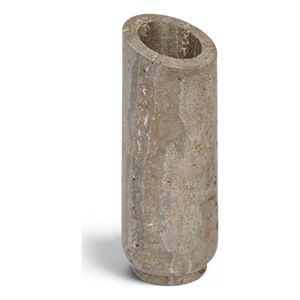 Meridian Furniture Lochlan Grey Travertine Vase