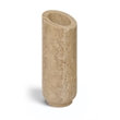 Meridian Furniture Lochlan Beige Travertine Vase