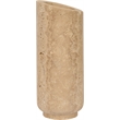 Meridian Furniture Lochlan Beige Travertine Vase