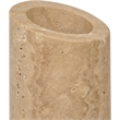 Meridian Furniture Lochlan Beige Travertine Vase