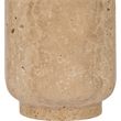 Meridian Furniture Lochlan Beige Travertine Vase