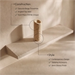 Meridian Furniture Lochlan Beige Travertine Vase
