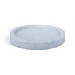 Meridian Furniture Dimitri White Genuine Marble Tray