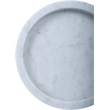 Meridian Furniture Dimitri White Genuine Marble Tray