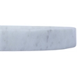 Meridian Furniture Dimitri White Genuine Marble Tray