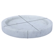 Meridian Furniture Dimitri White Genuine Marble Tray