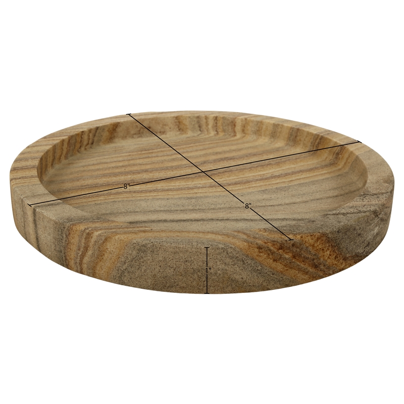 Meridian Furniture Dimitri Rainbow Sandstone Tray