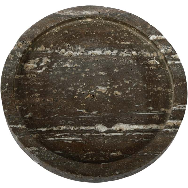Meridian Furniture Dimitri Grey Travertine Tray
