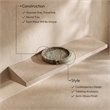 Meridian Furniture Dimitri Grey Travertine Tray