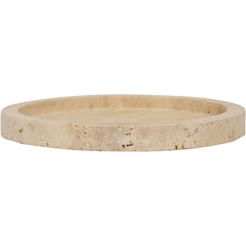 Meridian Furniture Dimitri Beige Travertine Tray