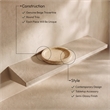 Meridian Furniture Dimitri Beige Travertine Tray