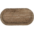 Meridian Furniture Khloe Grey Travertine Tray