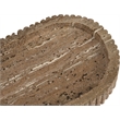 Meridian Furniture Khloe Grey Travertine Tray