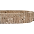 Meridian Furniture Khloe Grey Travertine Tray