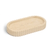 Meridian Furniture Khloe Beige Travertine Tray