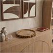 Meridian Furniture Lysander Brown Genuine Marble Tray