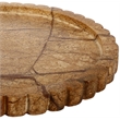 Meridian Furniture Lysander Brown Genuine Marble Tray