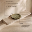 Meridian Furniture Lysander Green Genuine Marble Tray