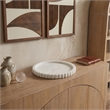 Meridian Furniture Lysander White Genuine Marble Tray