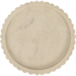 Meridian Furniture Lysander White Genuine Marble Tray