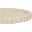 Meridian Furniture Lysander White Genuine Marble Tray