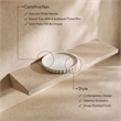 Meridian Furniture Lysander White Genuine Marble Tray