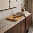 Meridian Furniture Chambers Brown Genuine Marble Tray