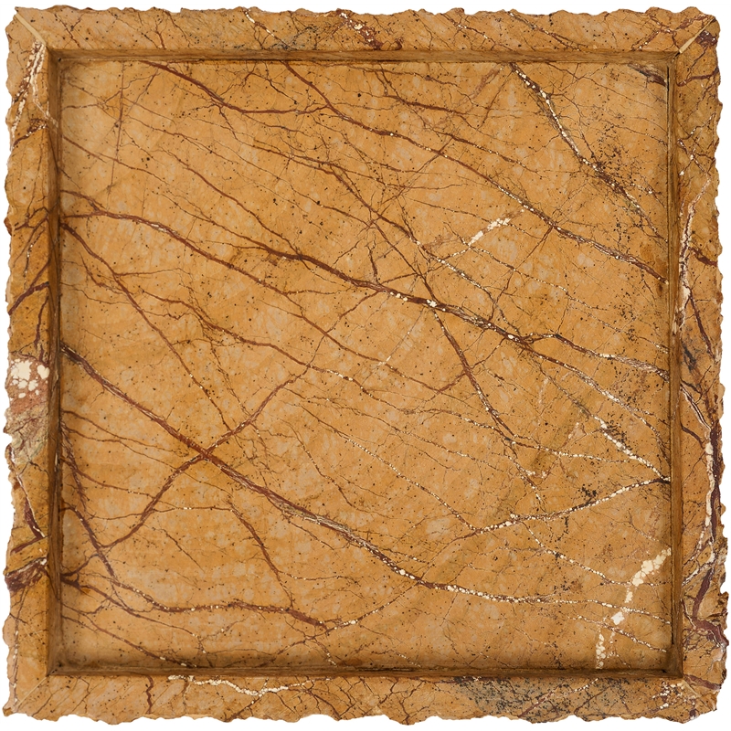Meridian Furniture Chambers Brown Genuine Marble Tray