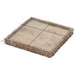 Meridian Furniture Chambers Grey Travertine Tray