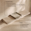 Meridian Furniture Chambers Grey Travertine Tray