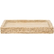 Meridian Furniture Chambers Beige Travertine Tray