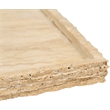 Meridian Furniture Chambers Beige Travertine Tray