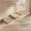 Meridian Furniture Chambers Beige Travertine Tray