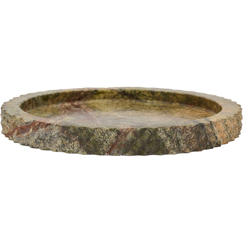 Meridian Furniture Russell Green Genuine Marble Tray