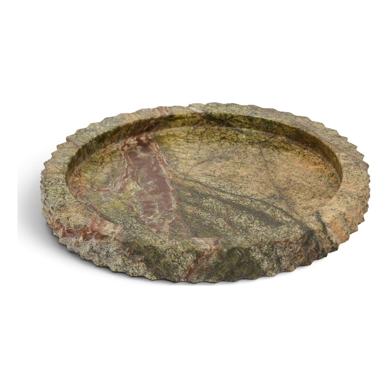 Meridian Furniture Russell Green Genuine Marble Tray