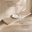 Meridian Furniture Russell White Genuine Marble Tray