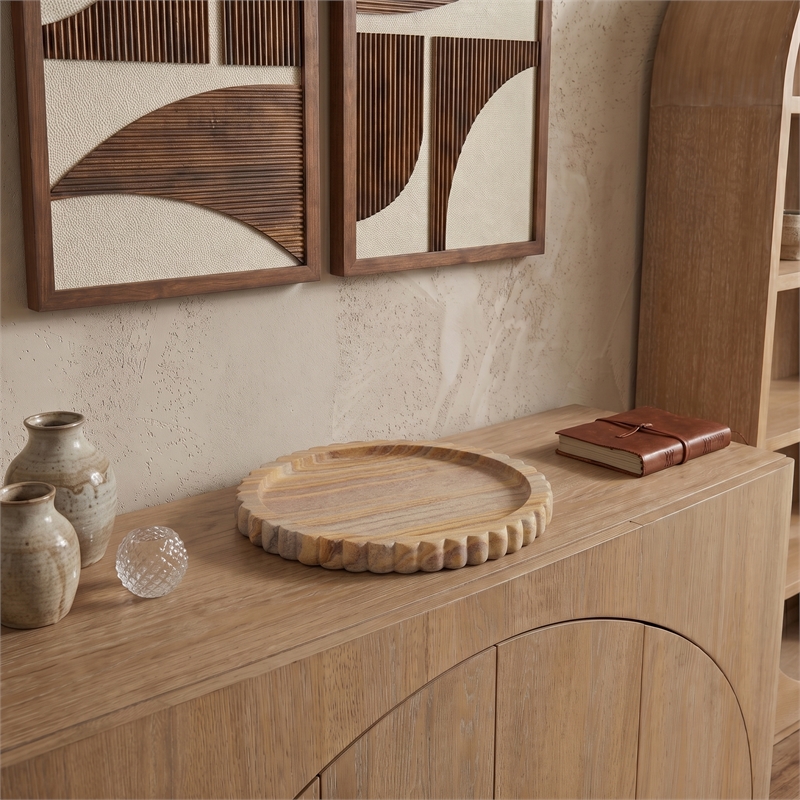 Meridian Furniture Lysander Rainbow Sandstone Tray