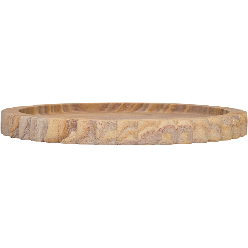 Meridian Furniture Lysander Rainbow Sandstone Tray