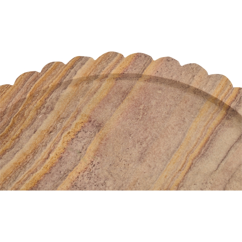 Meridian Furniture Lysander Rainbow Sandstone Tray