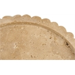 Meridian Furniture Lysander Beige Travertine Tray