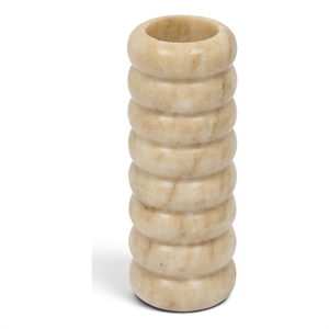 Meridian Furniture Rousse Beige Genuine Marble Vase