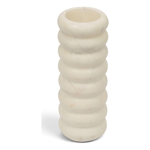 Meridian Furniture Rousse White Genuine Marble Vase