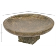 Meridian Furniture Colannade Green Genuine Marble Bowl